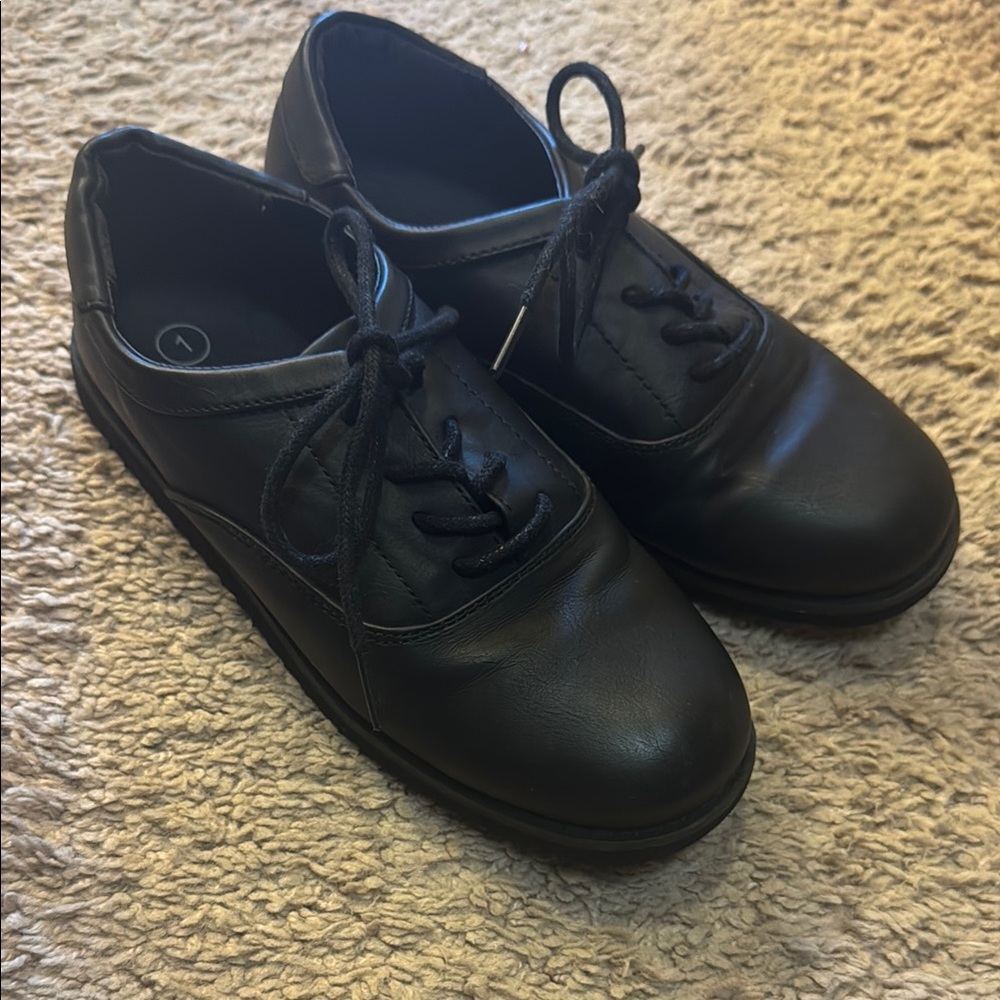 Cat & Jack Black Kids Dress Shoes